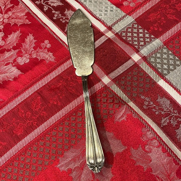 Italian Sterling Silver Cake Server stamped - Picture 5 of 6